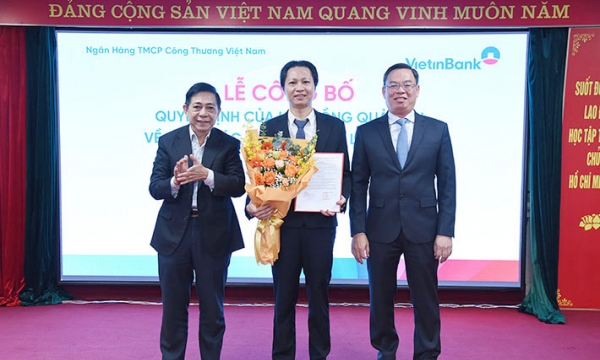 Ông Đỗ Thanh Sơn giữ chức Phó Tổng Giám đốc phụ trách Ban điều hành VietinBank
