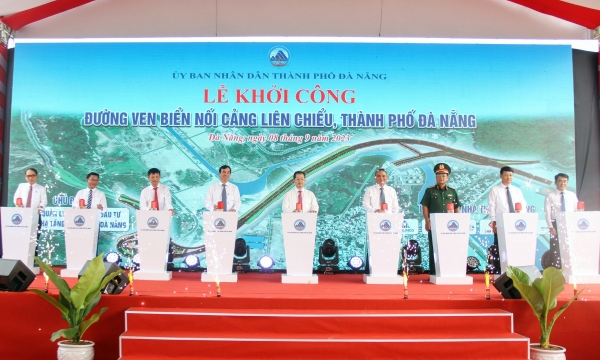 Đà Nẵng: Khởi công tuyến đường ven biển nối Cảng Liên Chiểu trị giá 1.203 tỷ đồng