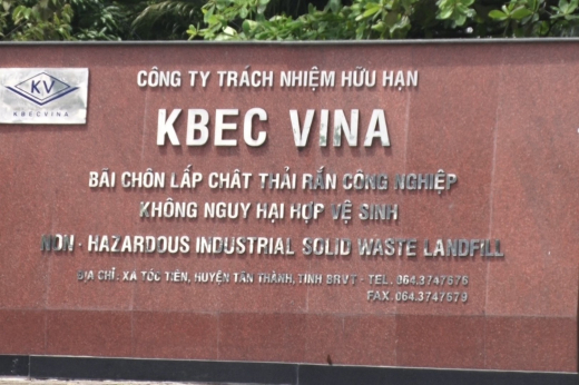 Công ty TNHH Kbec Vina bị xử phạt vì xả thải vượt quy chuẩn