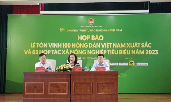 Công bố Danh hiệu '100 Nông dân Việt Nam xuất sắc năm 2023'