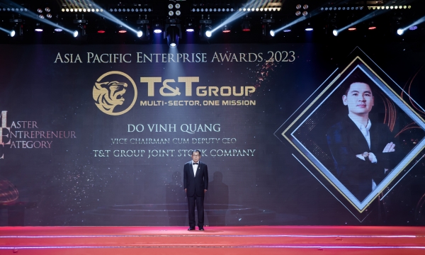 Phó Chủ tịch T&T Group Đỗ Vinh Quang nhận giải  Doanh nhân xuất sắc Châu Á 2023