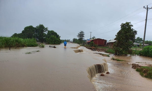 Hà Tĩnh: Triển khai một số nhiệm vụ ứng phó với mưa lũ, đảm bảo tính mạng cho người dân