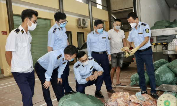 Phát hiện 2 tấn tai lợn không đảm bảo chất lượng tại Thái Nguyên
