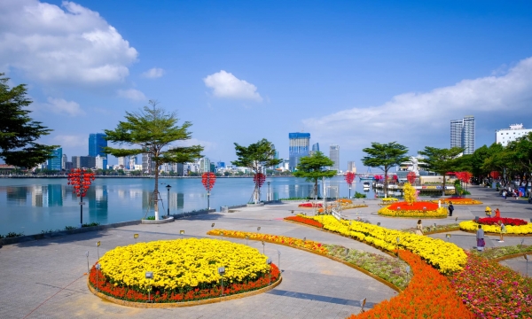 Đà Nẵng chi 20 tỷ đồng trang trí hoa – điện chiếu sáng phục vụ Tết 2024