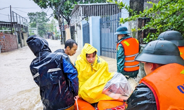 Tiếp tục mưa lớn diện rộng, Đà Nẵng phát công điện khẩn ứng phó
