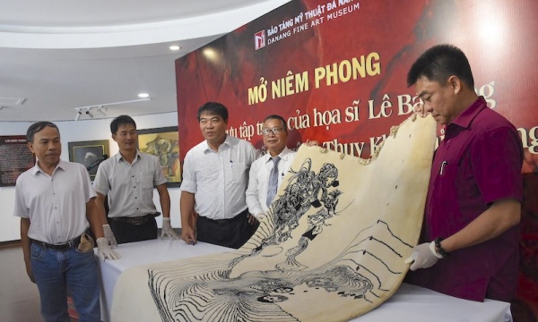 Đà Nẵng: Mở niêm phong bộ sưu tập tranh của danh họa Lê Bá Đảng do trí thức Việt kiều hiến tặng