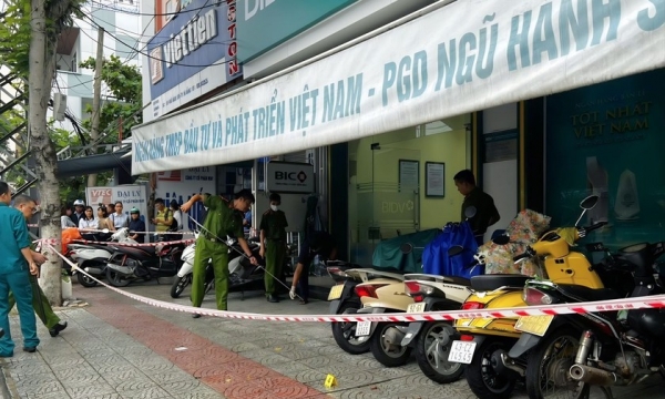 Bắt 2 nghi phạm nổ súng cướp ngân hàng ở Đà Nẵng