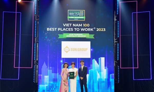 Sun Group 4 năm liền được vinh danh “Top 100 nơi làm việc tốt nhất Việt Nam'