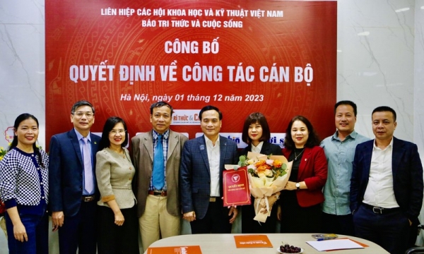 Bà Nguyễn Thị Mai Hương trở thành Tổng biên tập Báo Tri thức và Cuộc sống