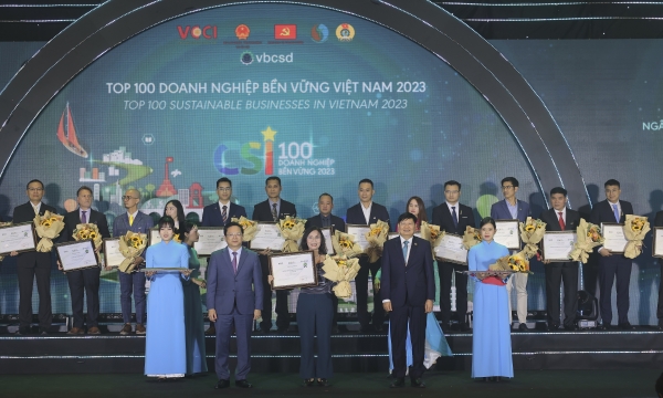 SeABank được vinh danh trong top 100 doanh nghiệp bền vững Việt Nam