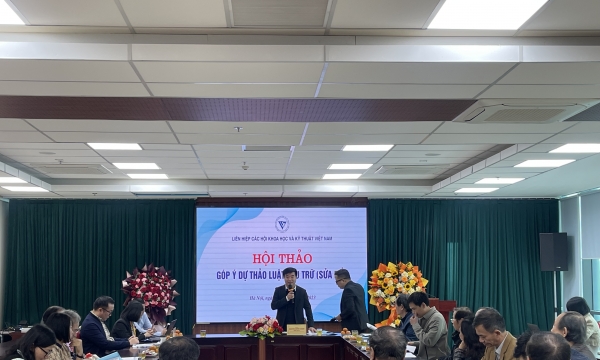 Liên hiệp các Hội Khoa học và Kỹ thuật Việt Nam tổ chức hội thảo góp ý đối với dự thảo Luật Lưu trữ (sửa đổi)