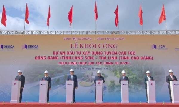 Sáng nay, khởi công dự án cao tốc Đồng Đăng - Trà Lĩnh