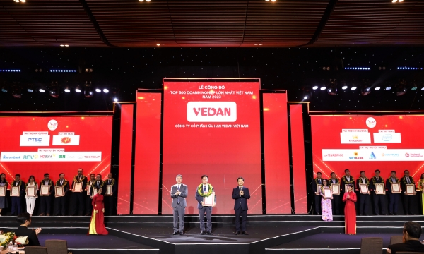 Vedan Việt Nam được vinh danh Top 500 doanh nghiệp lớn nhất Việt Nam năm 2023