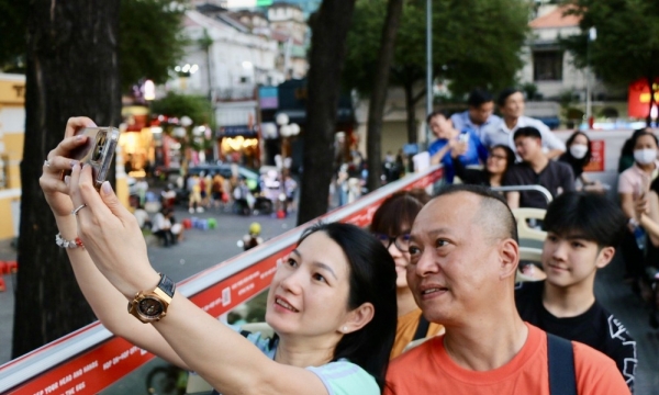 Thành phố Hồ Chí Minh đón lượt khách tăng mạnh dịp Tết