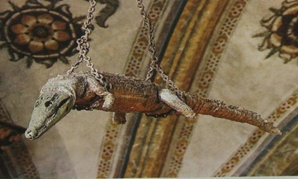 Bí ẩn xác ướp một con cá sấu bị xích trên trần nhà thờ 500 năm, biến nơi đây thành điểm thu hút du khách bậc nhất khu vực