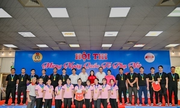 Hội thi nấu ăn và kéo co nhân ngày Quốc tế Phụ nữ 8/3 tại Vedan Việt Nam