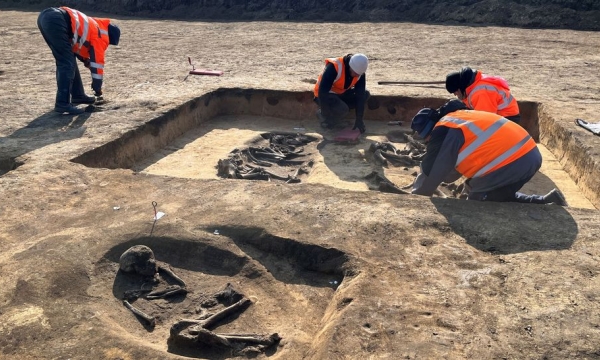 Phong tỏa khu vực, tạm dừng thi công vì phát hiện bộ xương 6.000 năm tuổi khi đang xây nhà máy bán dẫn