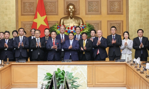 Thủ tướng tiếp Đoàn Ủy ban Kinh tế Việt – Nhật thuộc KEIDANREN