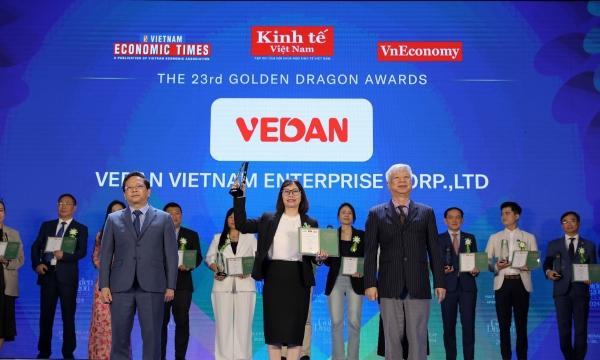 Vedan Việt Nam lần thứ 3 được vinh danh tại giải thưởng Rồng Vàng 2024
