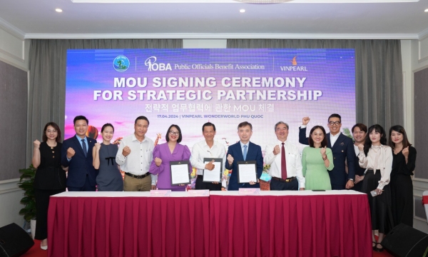 Hiệp hội công ích chung Hàn Quốc ký kết ghi nhớ xúc tiến chương trình phúc lợi tại Vinpearl cho viên chức