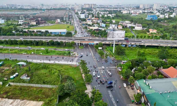 Thành phố trong thành phố đầu tiên tại Việt Nam mở rộng 30m tuyến đường có giá đất hơn 500 triệu/m2
