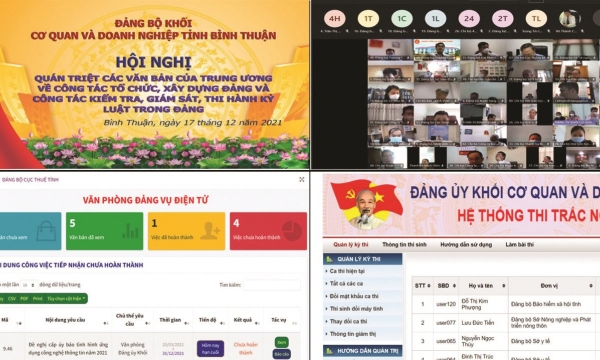 Bình Thuận: Đảng bộ Khối đã áp dụng tiến bộ khoa học công nghệ và tiên phong trong chuyển đổi số