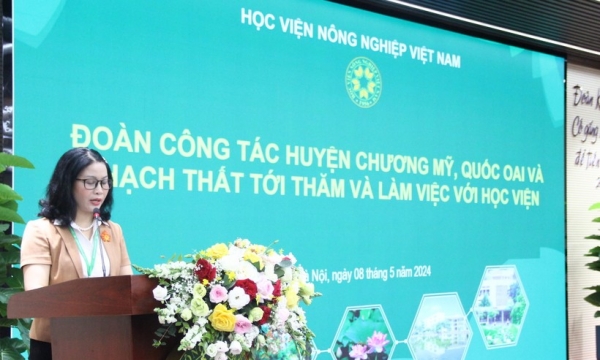 Học viện Nông nghiệp Việt Nam: Hỗ trợ đào tạo kiến thức, chuyển giao khoa học công nghệ cho địa phương