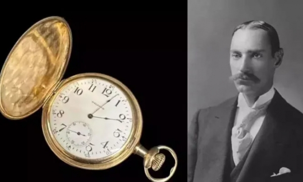 Chiếc đồng hồ hơn trăm năm tuổi của tỷ phú giàu nhất tàu Titanic được bán đấu giá 'khủng' cỡ nào?