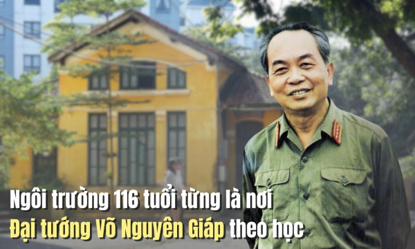 Ngôi trường THPT 116 tuổi từng là nơi đại tướng Võ Nguyên Giáp theo học: Được Thủ tướng nâng lên vị thế trọng điểm quốc gia, đào tạo học sinh giỏi cho Hà Nội và cả đất nước