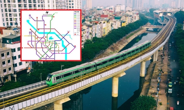 Hà Nội cần thêm hơn 55 tỷ USD để phát triển hệ thống đường sắt đô thị dày đặc, ngang tầm thế giới với 15 tuyến đường