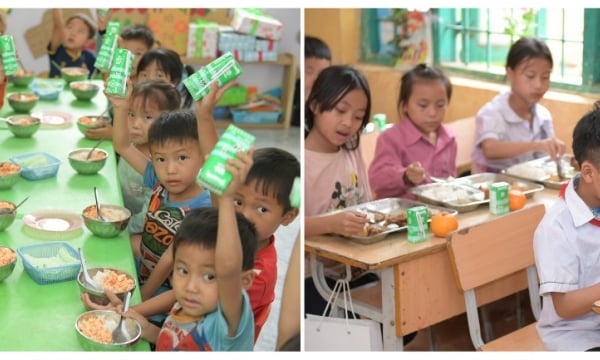 VINAMILK & Quỹ Sữa Vươn Cao Việt Nam năm thứ 17: Thêm nhiều bữa ăn có sữa cho trẻ em