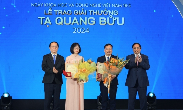 Giải thưởng Tạ Quang Bửu năm 2024 vinh danh hai nhà khoa học