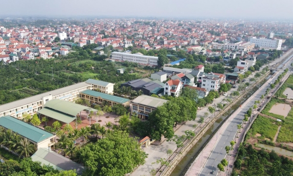 Giá đất tại huyện sắp lên quận của Hà Nội vượt ngưỡng 100 triệu đồng/m2