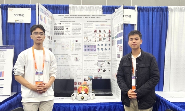 Học sinh Việt Nam giành giải nhì tại Hội thi Khoa học kỹ thuật quốc tế