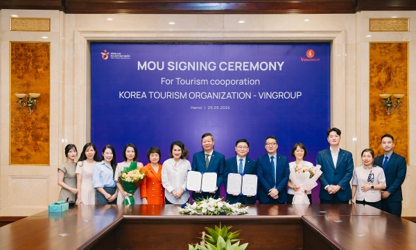 Tổng cục Du lịch Hàn Quốc và Vingroup hợp tác thúc đẩy giao lưu văn hóa - du lịch