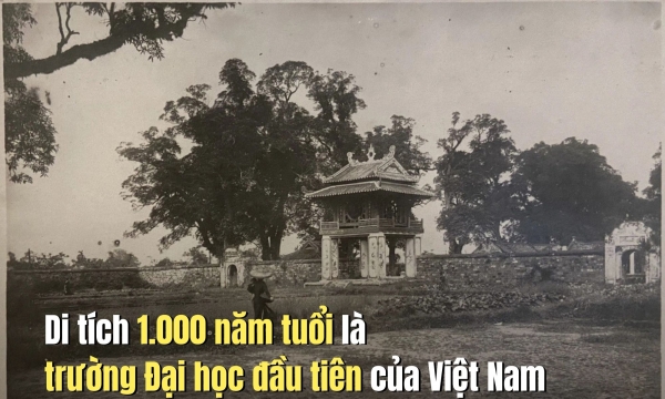 Di tích gần 1.000 năm tuổi được xem là trường Đại học đầu tiên của Việt Nam, từng đào tạo hàng nghìn nhân tài cho đất nước trong thời kỳ phong kiến