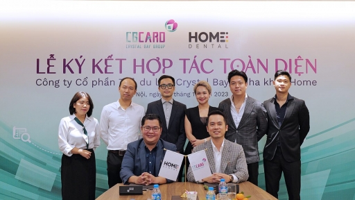 CRYSTAL BAY CARD KÝ KẾT HỢP TÁC TOÀN DIỆN VỚI NHA KHOA HOME