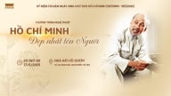 Nghệ sĩ Nhân dân Quang Thọ cùng học trò hát ngợi ca Chủ tịch Hồ Chí Minh trong chương trình nghệ thuật đặc biệt