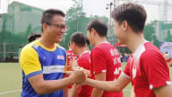 Hình ảnh Khai mạc Giải bóng đá Cup vàng 15 năm Dân Việt