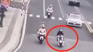 Xác minh, xử lý người điều khiển xe máy chen vào đoàn xe ưu tiên tại TP. Đà Lạt