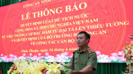 Giám đốc Công an tỉnh Ninh Thuận được thăng hàm Thiếu tướng và nhận nhiệm vụ quan trọng tại CHDCND Lào