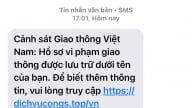 CSGT TP.HCM cảnh báo lừa đảo nộp phạt vi phạm giao thông qua cổng dịch vụ công Quốc gia (giả)
