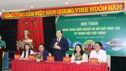 Học viện Nông nghiệp Việt Nam tiếp nối hành trình khởi nghiệp cho học sinh THPT tại Thanh Hóa