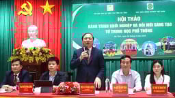 Học viện Nông nghiệp Việt Nam thúc đẩy hành trình khởi nghiệp và đổi mới sáng tạo cho học sinh Hà Tĩnh
