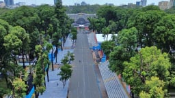 Diện mạo khán đài hơn 5.000 chỗ phục vụ Đại lễ 30/4 