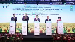 Tập đoàn TH khánh thành Nhà máy chế biến sữa công suất hàng đầu Liên bang Nga