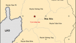 Nóng: Xuất hiện một trận động đất 5 độ richter ở huyện Mường Chà của tỉnh Điện Biên
