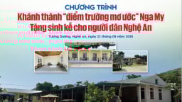 Niềm vui đến với cô trò, người dân miền Tây xứ Nghệ từ Chương trình 'Điểm trường mơ ước' và “Trao tặng sinh kế”