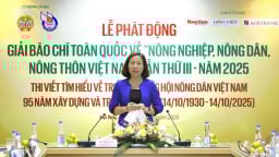 Phát động Giải báo chí Toàn quốc về 'Nông nghiệp, nông dân, nông thôn Việt Nam' lần thứ III năm 2025: 43 giải thưởng, giá trị 515 triệu đồng