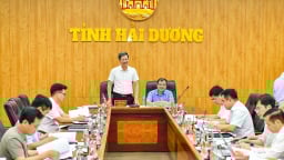 Trước giờ sáp nhập, lãnh đạo tỉnh Hải Dương, TP.Hải Phòng gặp nhau, chốt số lượng sở ngành của thành phố mới là bao nhiêu?